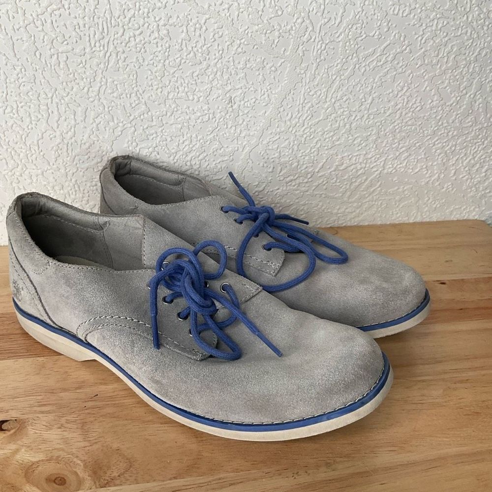 TIMBERLAND women’s 7,5 Oxford Derby shoes 8924A Earthkeepers CLASSIC gray suede